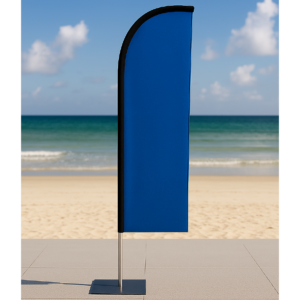 Beachflag "Segelform"