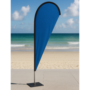 Beachflag "Tropfenform"